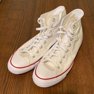 Mens Size 9 High Top White Converse